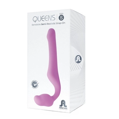 Безремневой страпон Queens (S) от Adrien Lastic розовый
